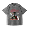 Christmas Star Wars Vintage Wash Japanese Design T-Shirt