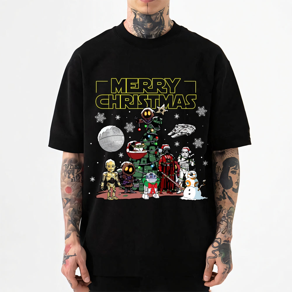 Christmas Star Wars Japanese Style Classic Tee