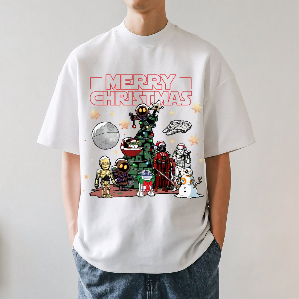 Christmas Star Wars Japanese Style Classic Tee