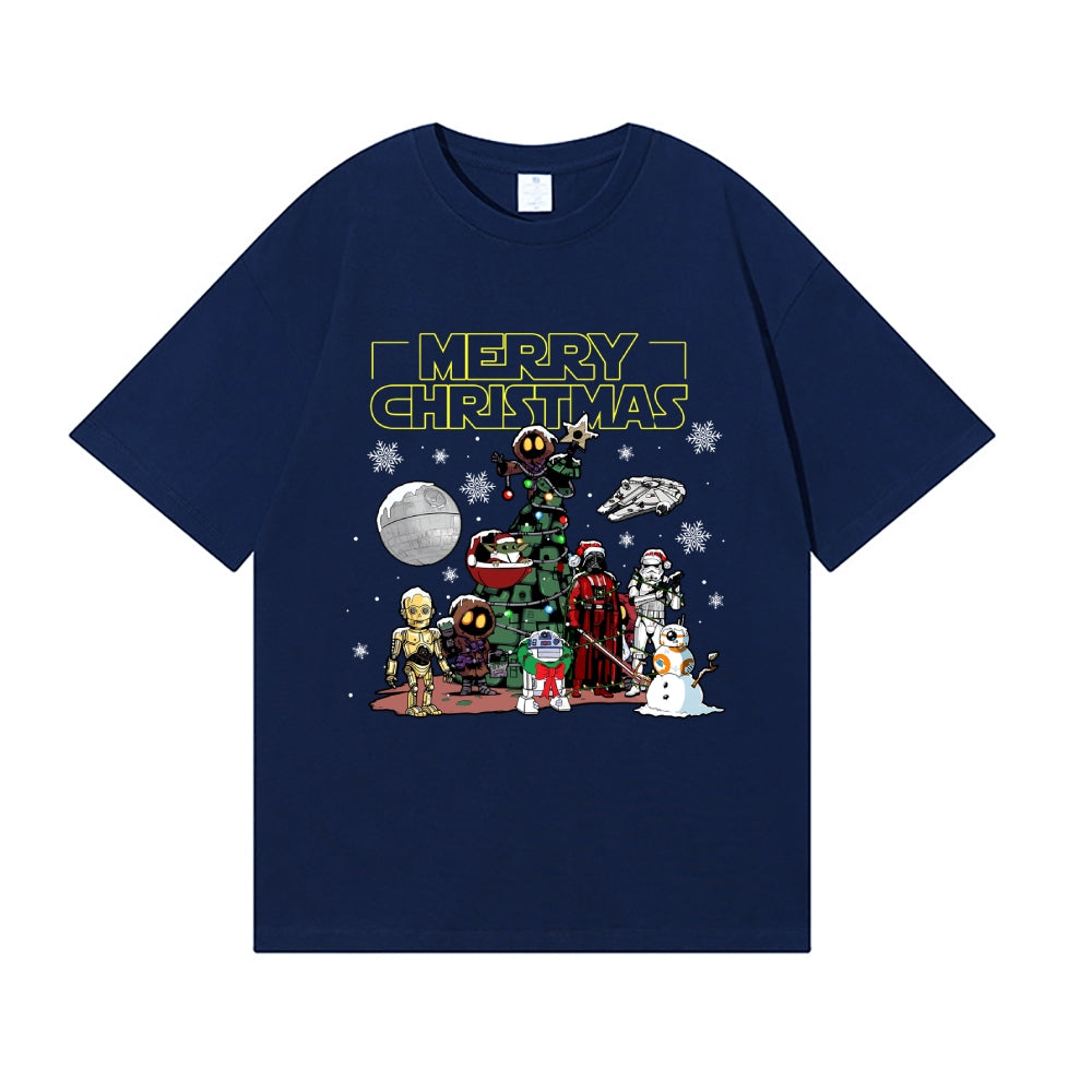 Christmas Star Wars Japanese Style Classic Tee