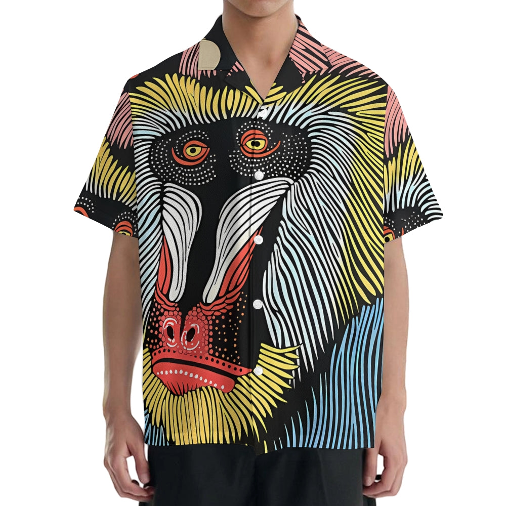 Yayoi Kusama Mandrill Japanese Style Camp Shirt