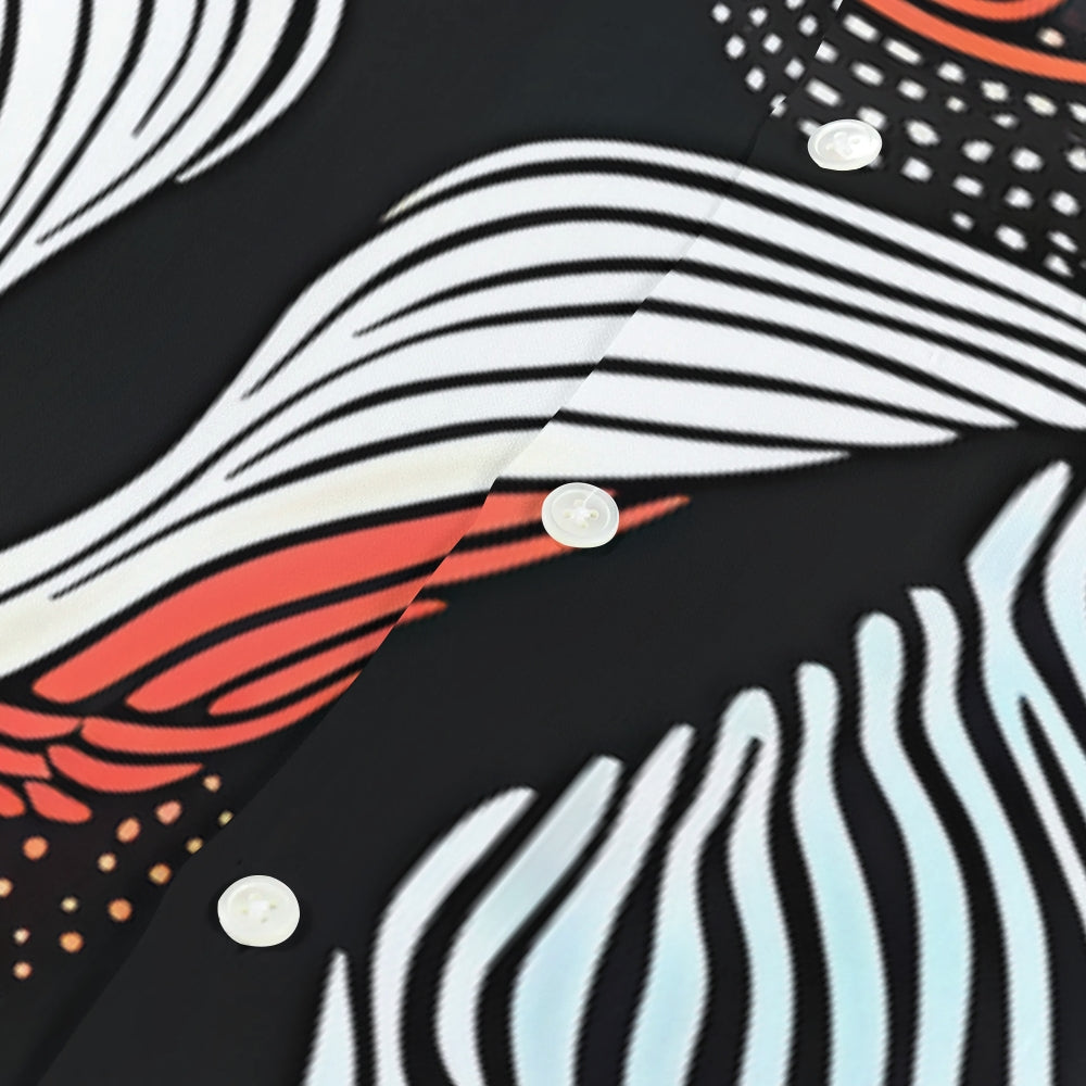 Yayoi Kusama Mandrill Japanese Style Camp Shirt