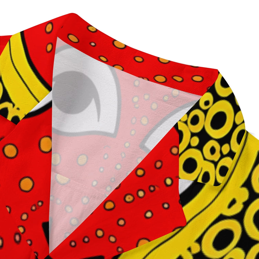 Beyru Octopus Japanese Style Camp Shirt