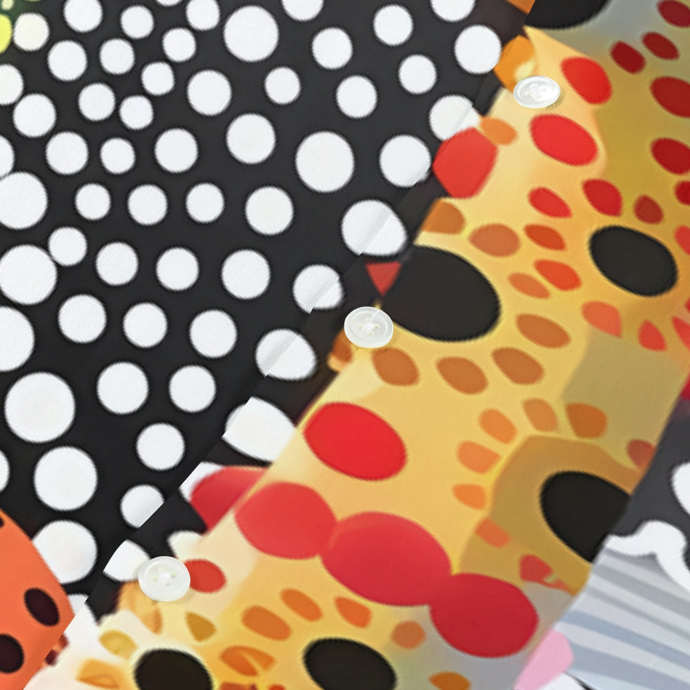 Yayoi Kusama Mushroom Japanese Style Camp Shirt