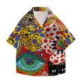 Yayoi Kusama Flower Japanese Style Camp Shirt