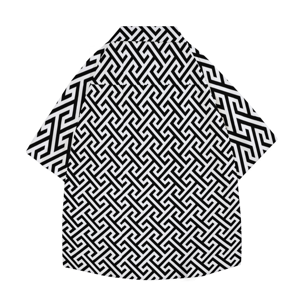 Special Texture Japanese Style Camp Shirt