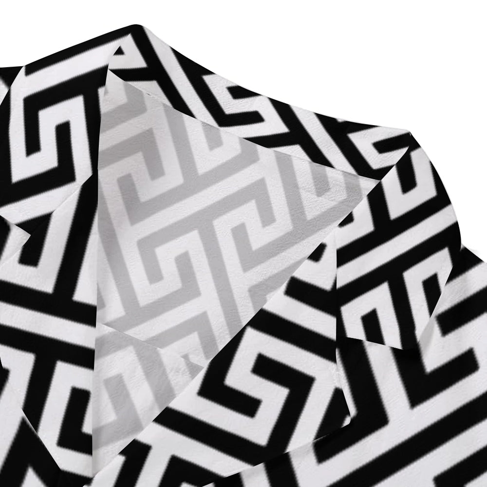 Special Texture Japanese Style Camp Shirt