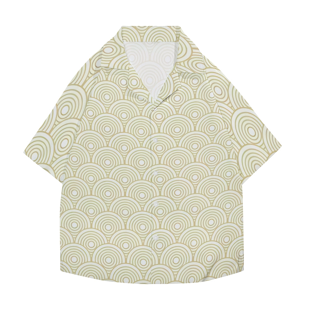 Wave Japanese Style Camp Shirt
