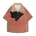 Cat Japanese Style Camp Shirt