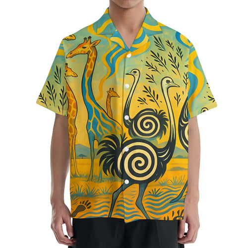 Animal Japanese Style Camp Shirt