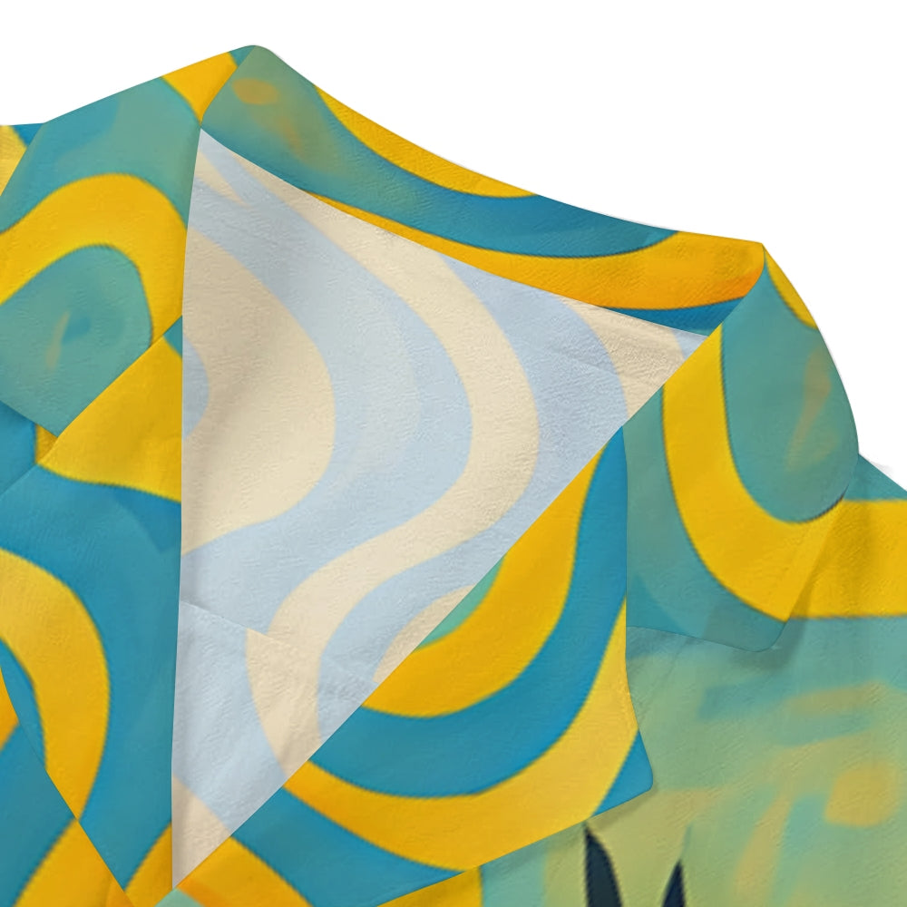 Animal Japanese Style Camp Shirt