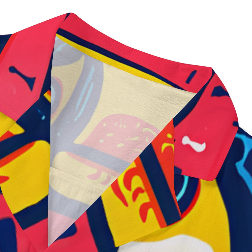Parrot Japanese Style Camp Shirt