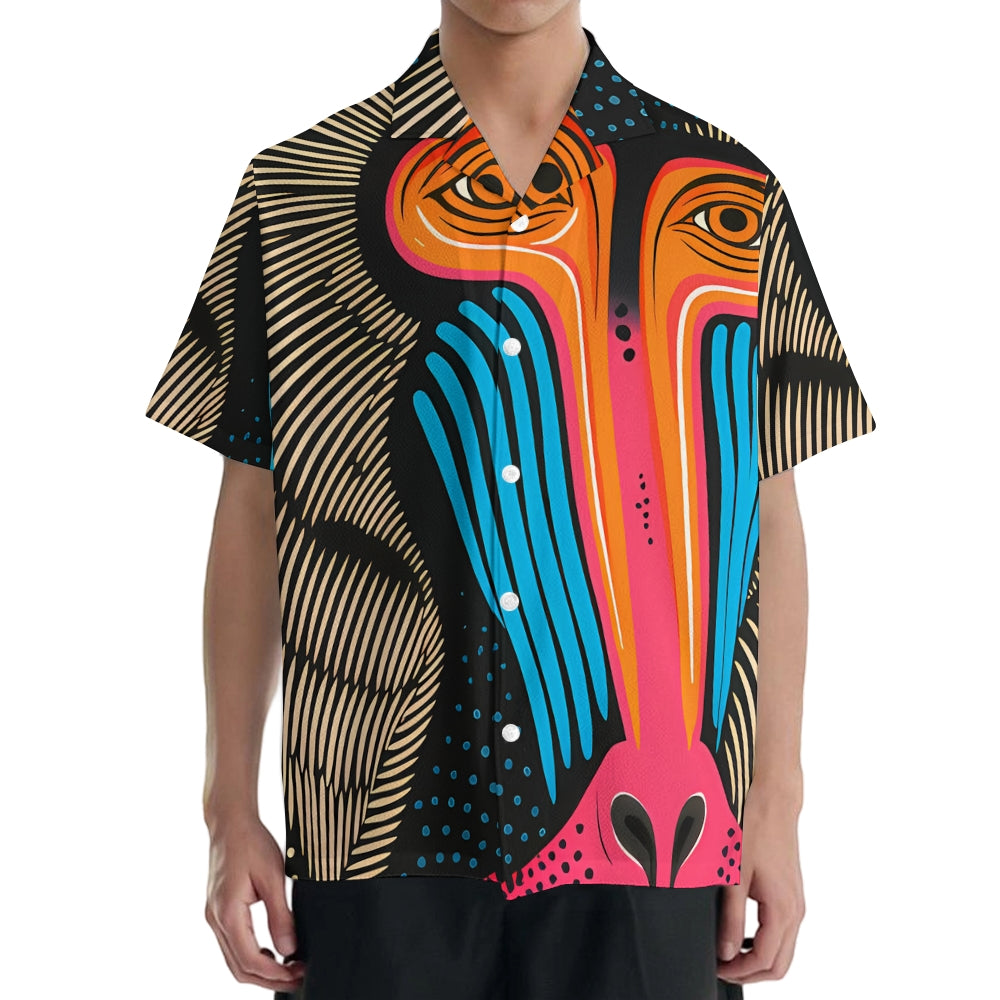 Yayoi Kusama Mandrill Japanese Style Camp Shirt