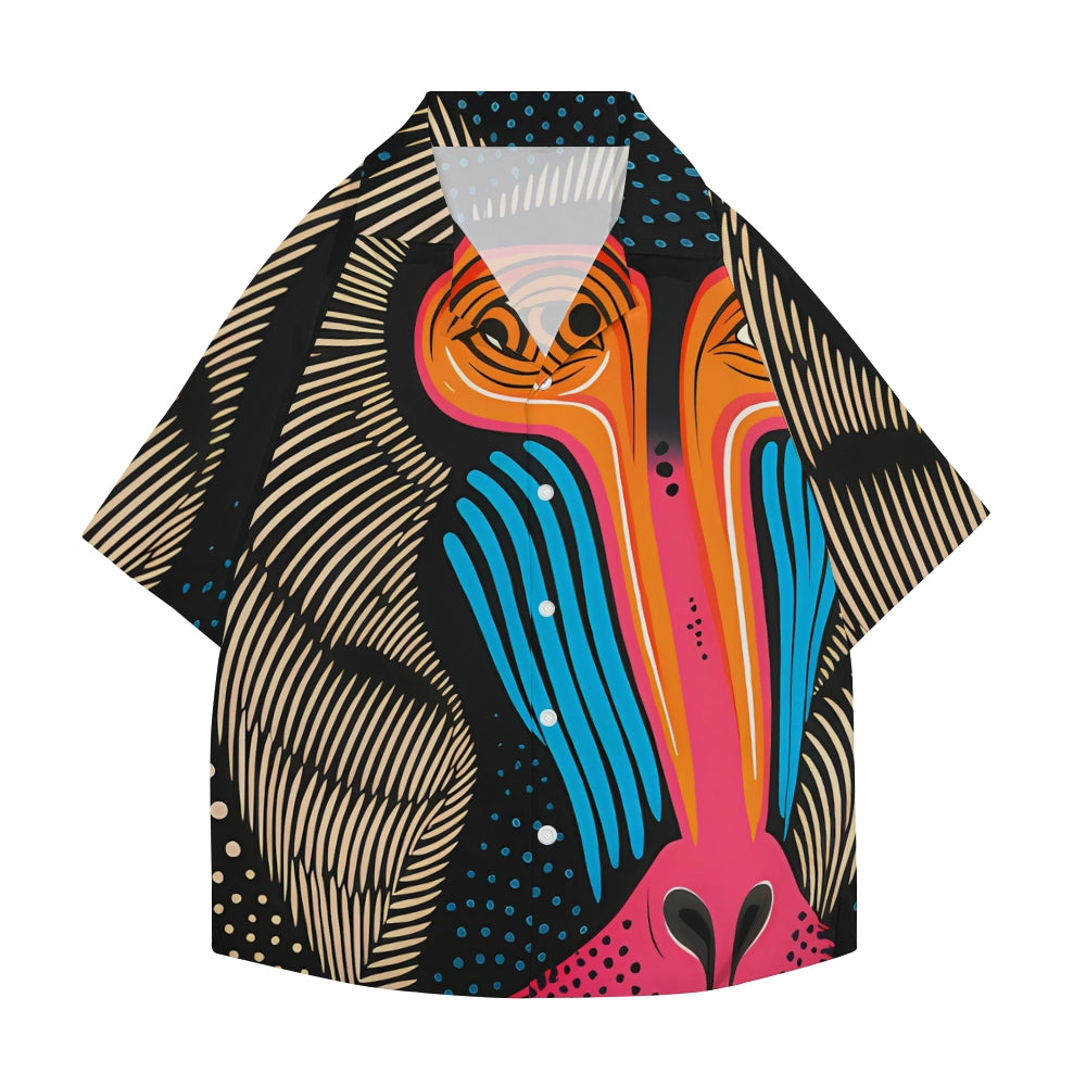 Yayoi Kusama Mandrill Japanese Style Camp Shirt