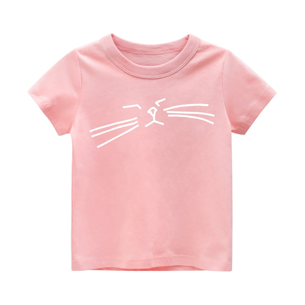 Cat Vintage Kids Cotton T-shirt
