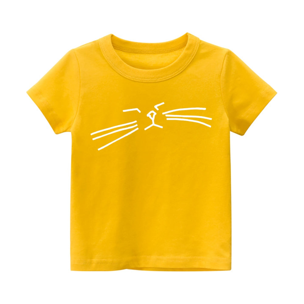 Cat Vintage Kids Cotton T-shirt