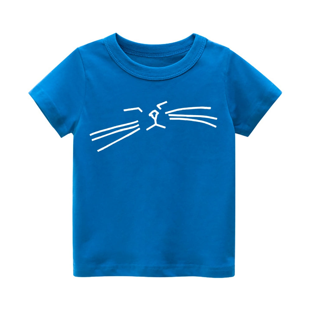 Cat Vintage Kids Cotton T-shirt