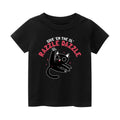 Cat Vintage Kids Cotton T-shirt