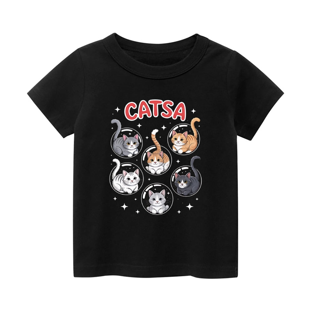 Catsa Vintage Kids Cotton T-shirt