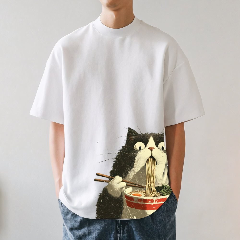 Cat Ramen Japanese Style Classic Tee