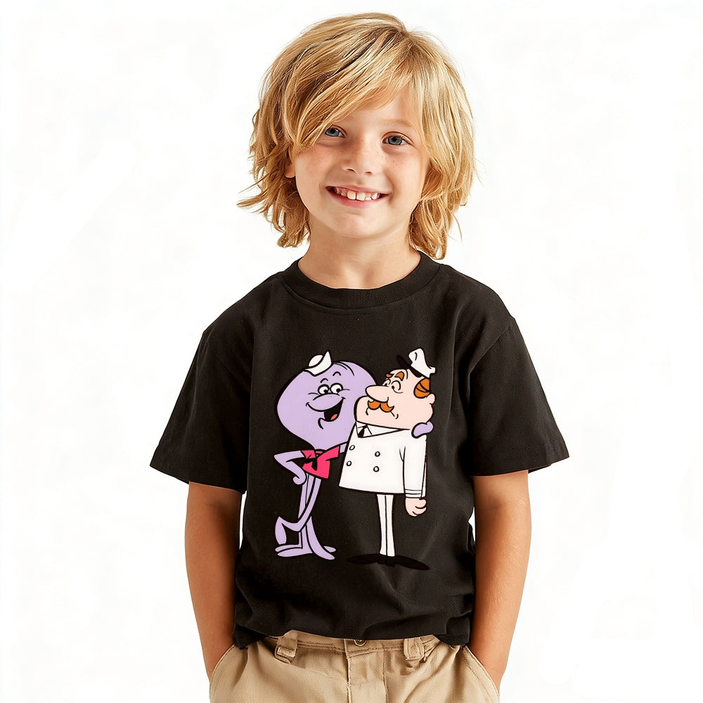 Squiddly Diddly Vintage Kids Cotton T-shirt