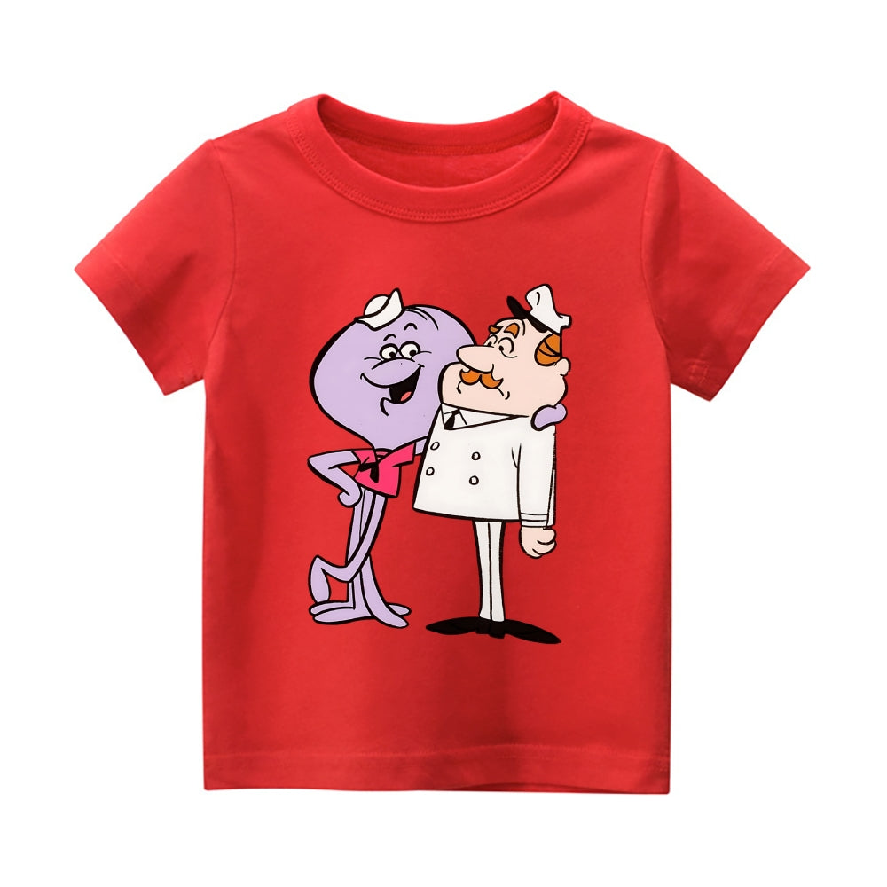 Squiddly Diddly Vintage Kids Cotton T-shirt