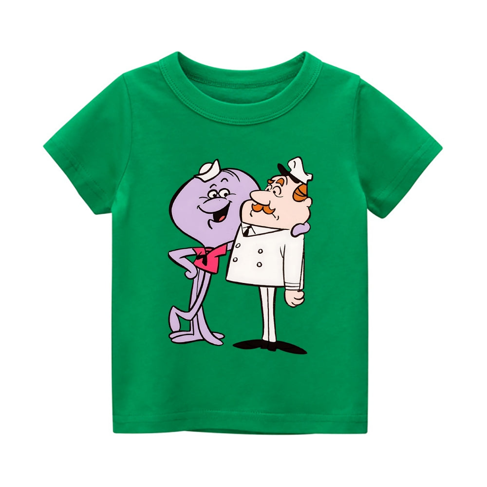 Squiddly Diddly Vintage Kids Cotton T-shirt