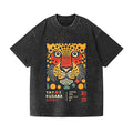Yayoi Kusama Tiger Vintage Wash Japanese Design T-Shirt