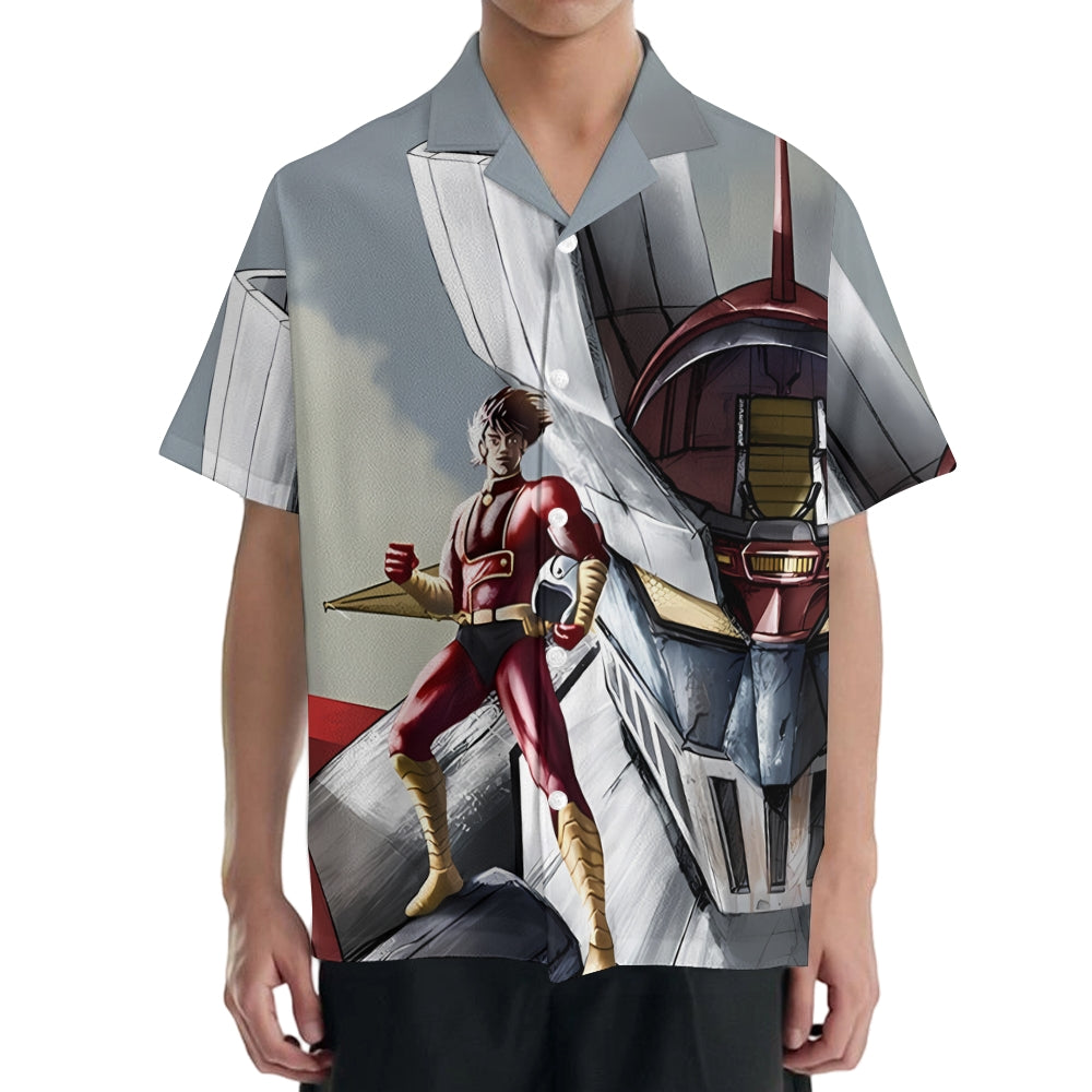 Mazinger Z Japanese Style Camp Shirt