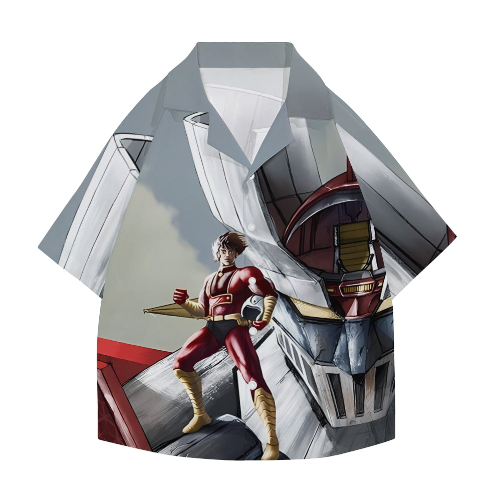 Mazinger Z Japanese Style Camp Shirt