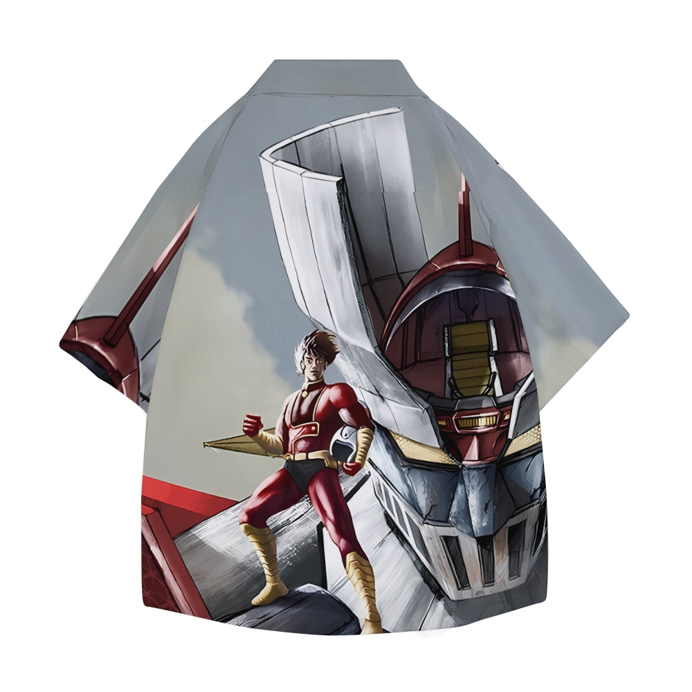 Mazinger Z Japanese Style Camp Shirt