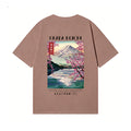 Okada Koichi Fuji Mt Back Art Cotton Tee