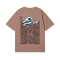 Great Wave Back Art Cotton Tee