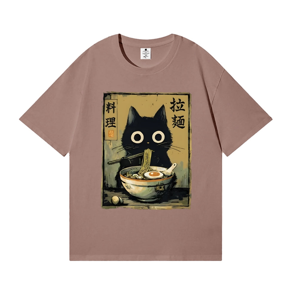 Ramen Cat Japanese Style Classic Tee
