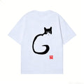 Cat Back Art Cotton Tee