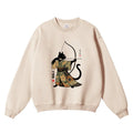 Archer Cat Vintage Cotton Blend Sweatshirt