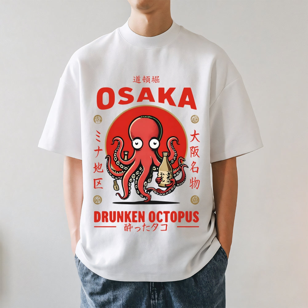 Osaka Drunken Octopus Japanese Style Classic Tee