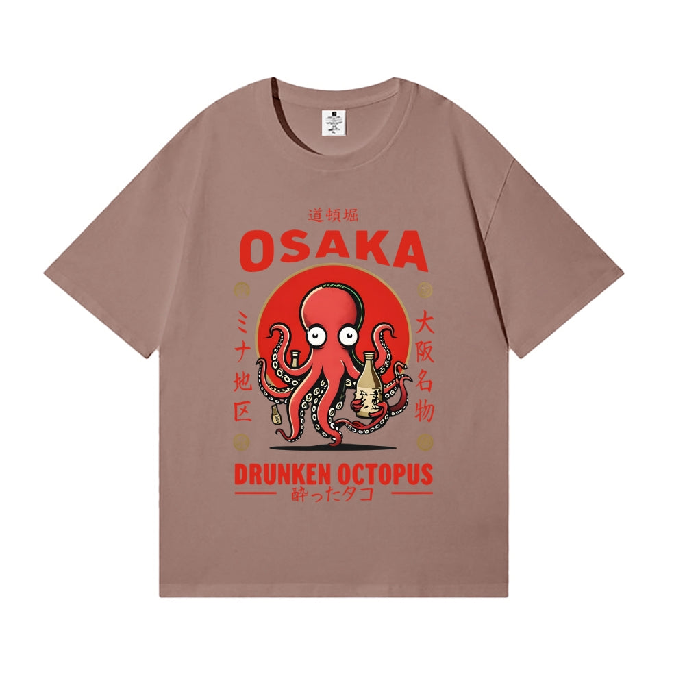 Osaka Drunken Octopus Japanese Style Classic Tee