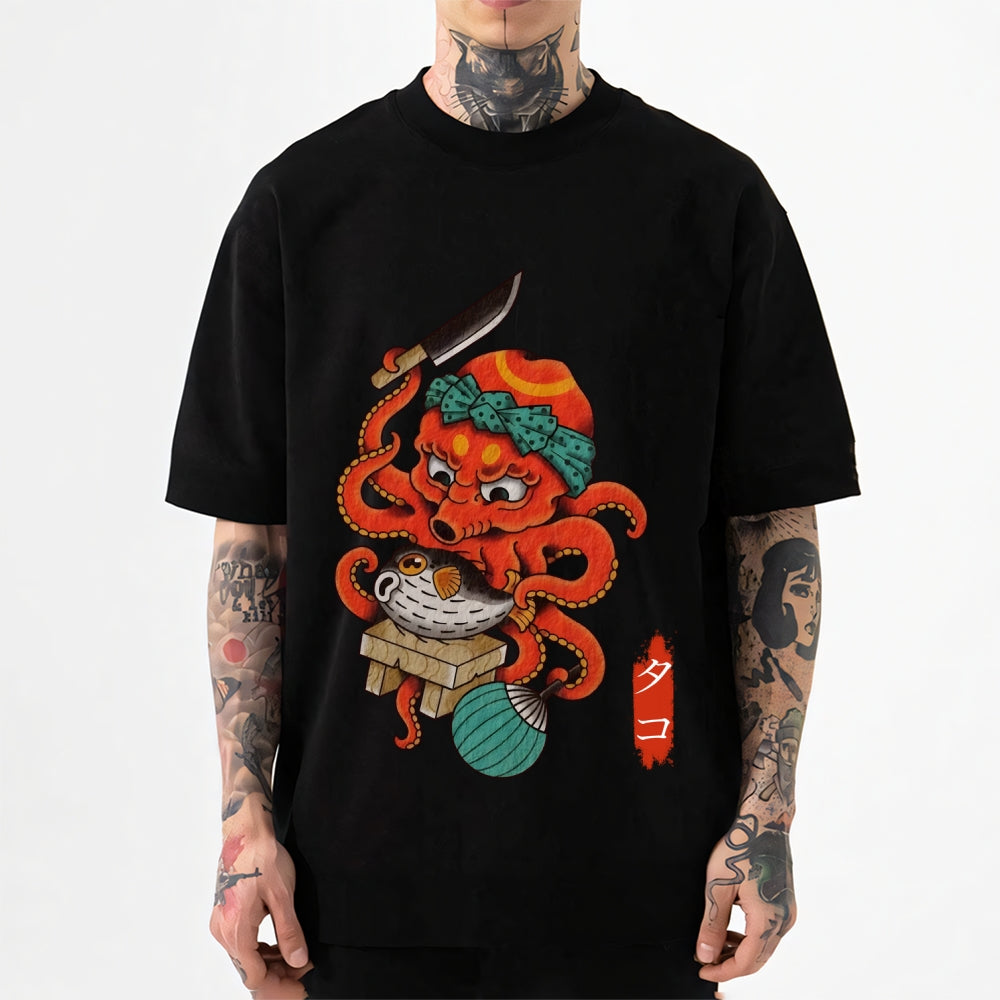 Tattoo Octopus Japanese Style Classic Tee