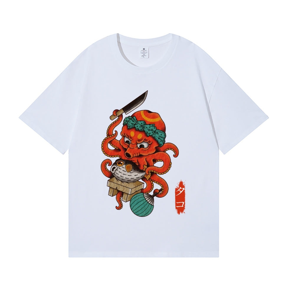 Tattoo Octopus Japanese Style Classic Tee