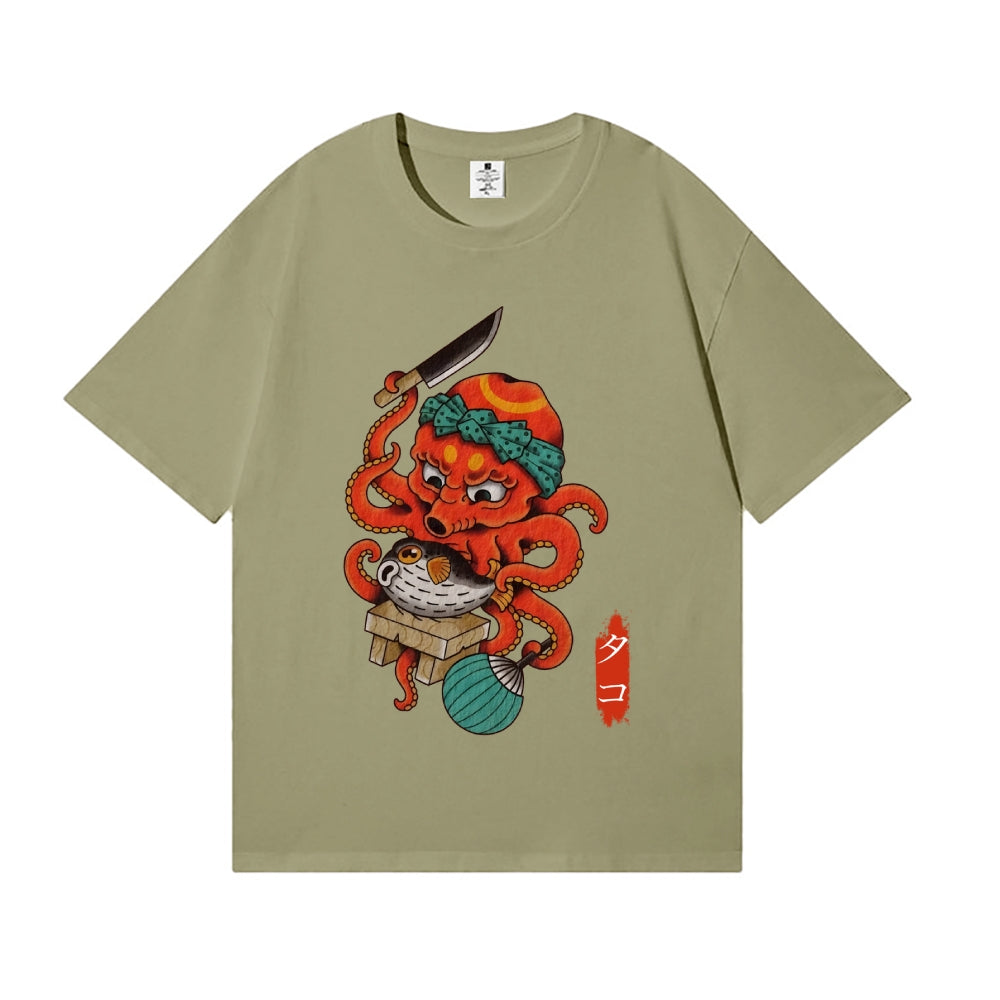 Tattoo Octopus Japanese Style Classic Tee