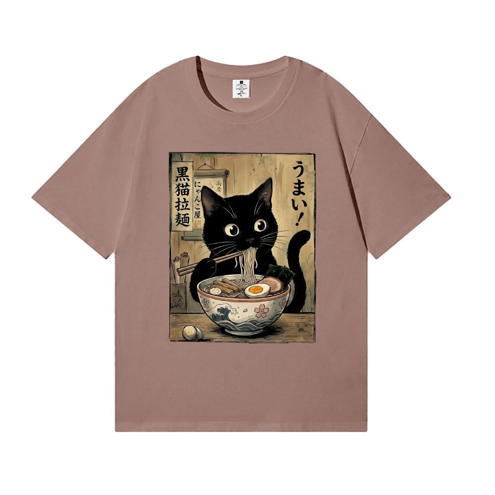Ramen Cat Japanese Style Classic Tee