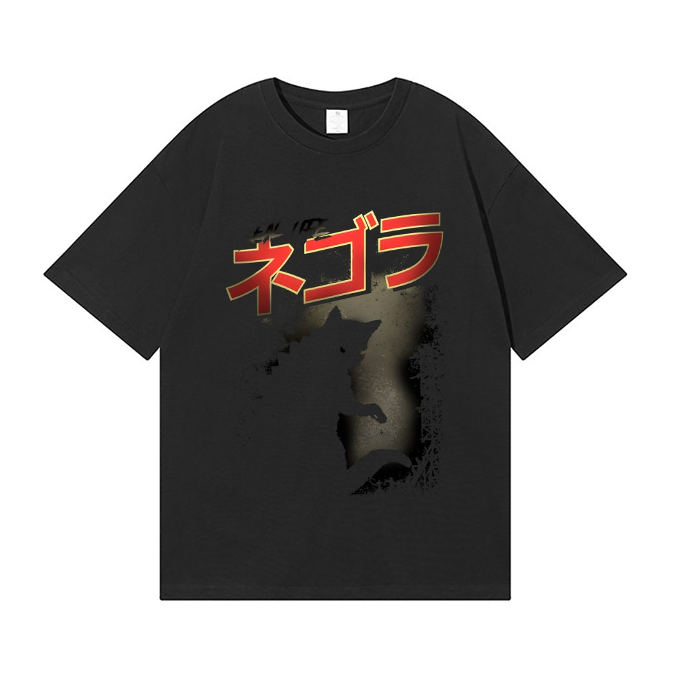 Kaiju Cat Japanese Style Classic Tee
