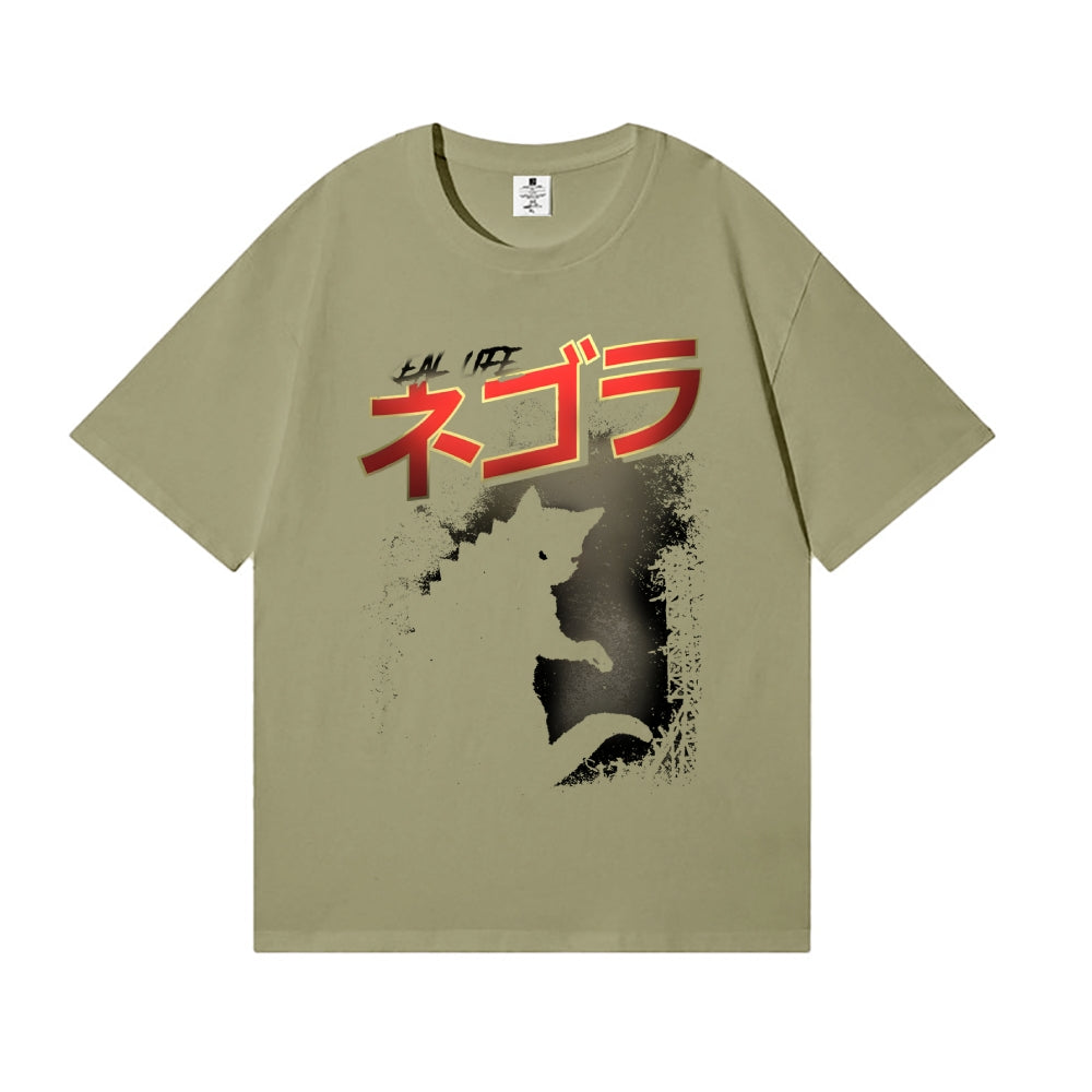 Kaiju Cat Japanese Style Classic Tee