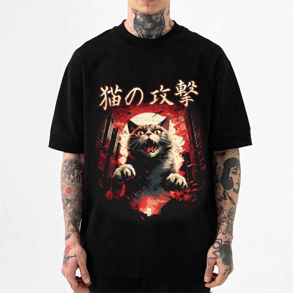 Kaiju Cat Japanese Style Classic Tee