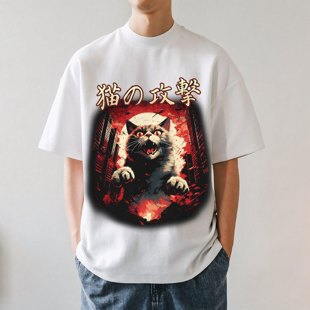 Kaiju Cat Japanese Style Classic Tee