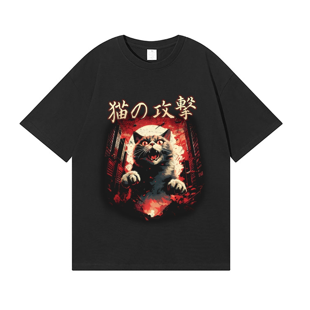 Kaiju Cat Japanese Style Classic Tee