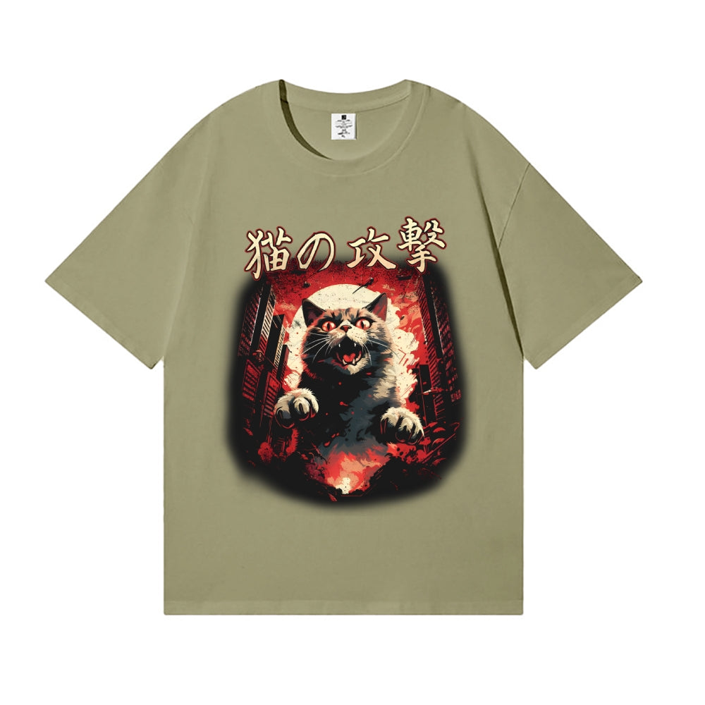 Kaiju Cat Japanese Style Classic Tee