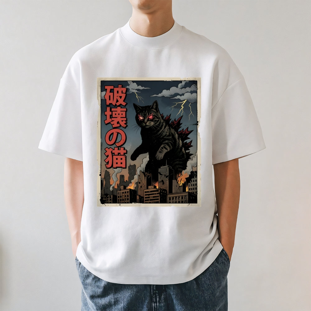 Kaiju Cat Japanese Style Classic Tee