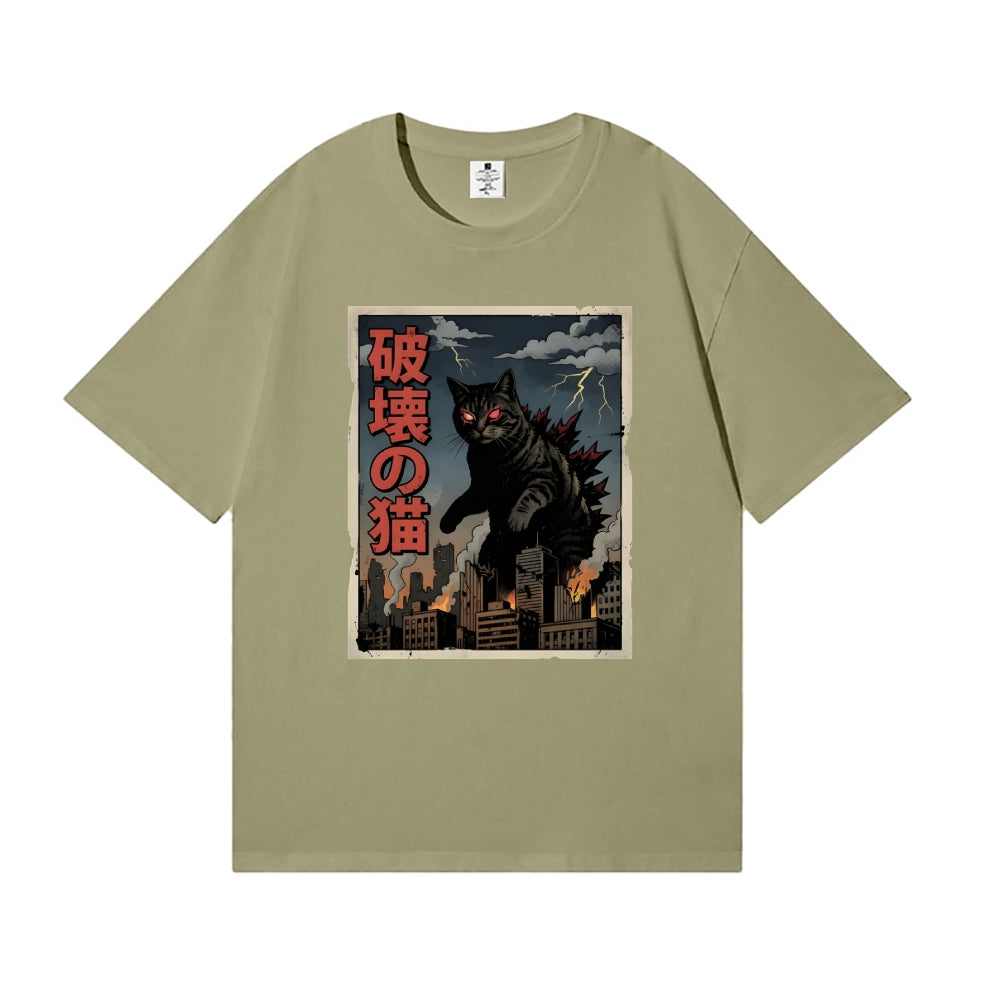 Kaiju Cat Japanese Style Classic Tee